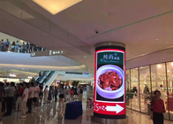 शॉपिंग मॉल के लिए उच्च चमक 800nits घुमावदार आरजीबी एलईडी स्क्रीन
