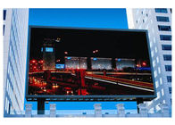 एचडी वीडियो पूर्ण रंग आउटडोर विज्ञापन एलईडी प्रदर्शन पी 8 256 * 128 मिमी बड़ी स्क्रीन