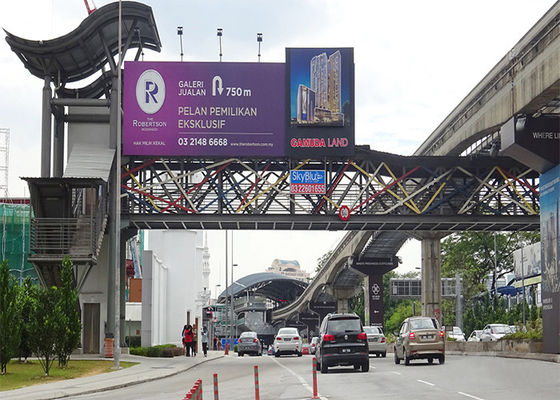 एसिंक्रोनस आउटडोर पूर्ण रंग एलईडी डिस्प्ले 3 जी / वाईफ़ाई पी 8 एलईडी डिस्प्ले 6000 निट्स वाटरप्रूफ