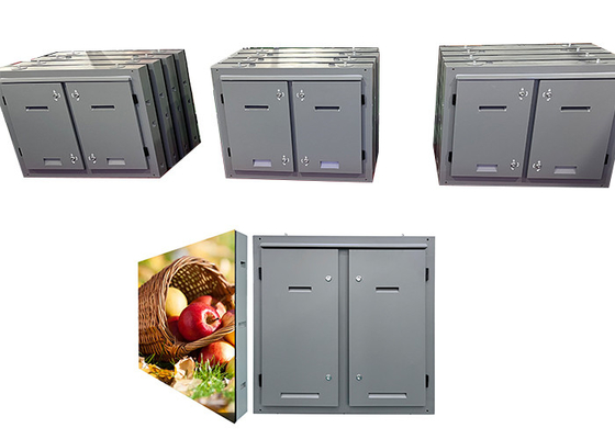 बाहरी एलईडी डिजिटल सिग्नलिंग दीवार/स्तंभ पर 110-240v एसी सिटी स्ट्रीट