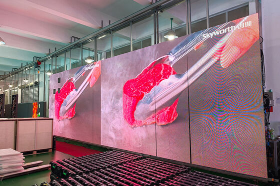 पी2.9 पी3.91 एचडी 500*500 मिमी बार डांस फ्लोर एलईडी डिस्प्ले स्क्रीन HUB लिंक के साथ और डाई कास्टिंग एल्यूमीनियम बॉक्स