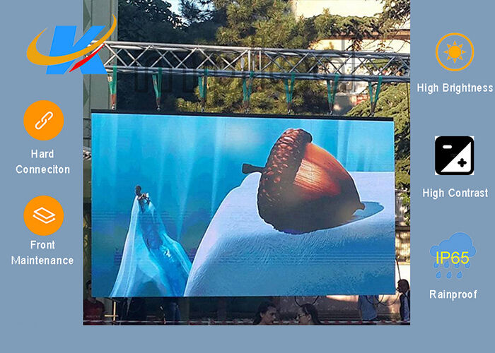 P3.91 Outdoor Display Screen LED For Concert Meeting Exhibition Aluminum Cabinet